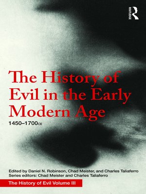 cover image of The History of Evil in the Early Modern Age